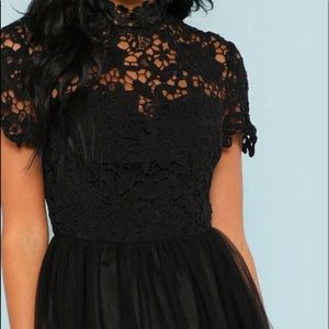 Lace Top Dress